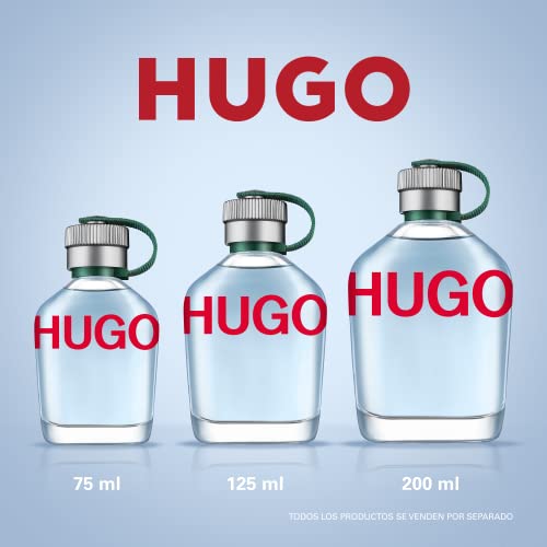 Hugo Boss Hugo Man Eau de Toilette – Fresh Aromatic Cologne – With Notes of Green Apple & Fir Balsam – Long Lasting Fragrance for Everyday Wear – Luxury Perfume for Men