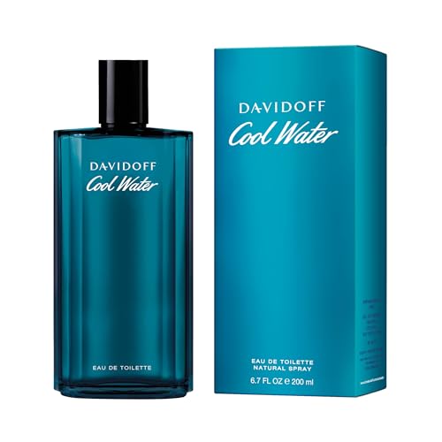 Davidoff Cool Water Eau de Toilette – Aromatic Men's Cologne – With Notes of Coriander, Mint, Lavender & Amber – Long Lasting Fragrance