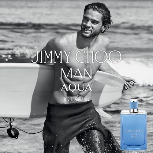 JIMMY CHOO - Man Aqua Eau de Toilette - Men's Fragrance - Fougere Marine Woody - With notes of Grapefruit, Clary Sage & Salty Moss