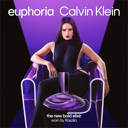 Calvin Klein Euphoria Bold Elixir Parfum Intense – Ambery Perfume for Women – With Jasmine, Smoky Orchid, Vanilla & Oakwood – Long-Lasting Fragrance
