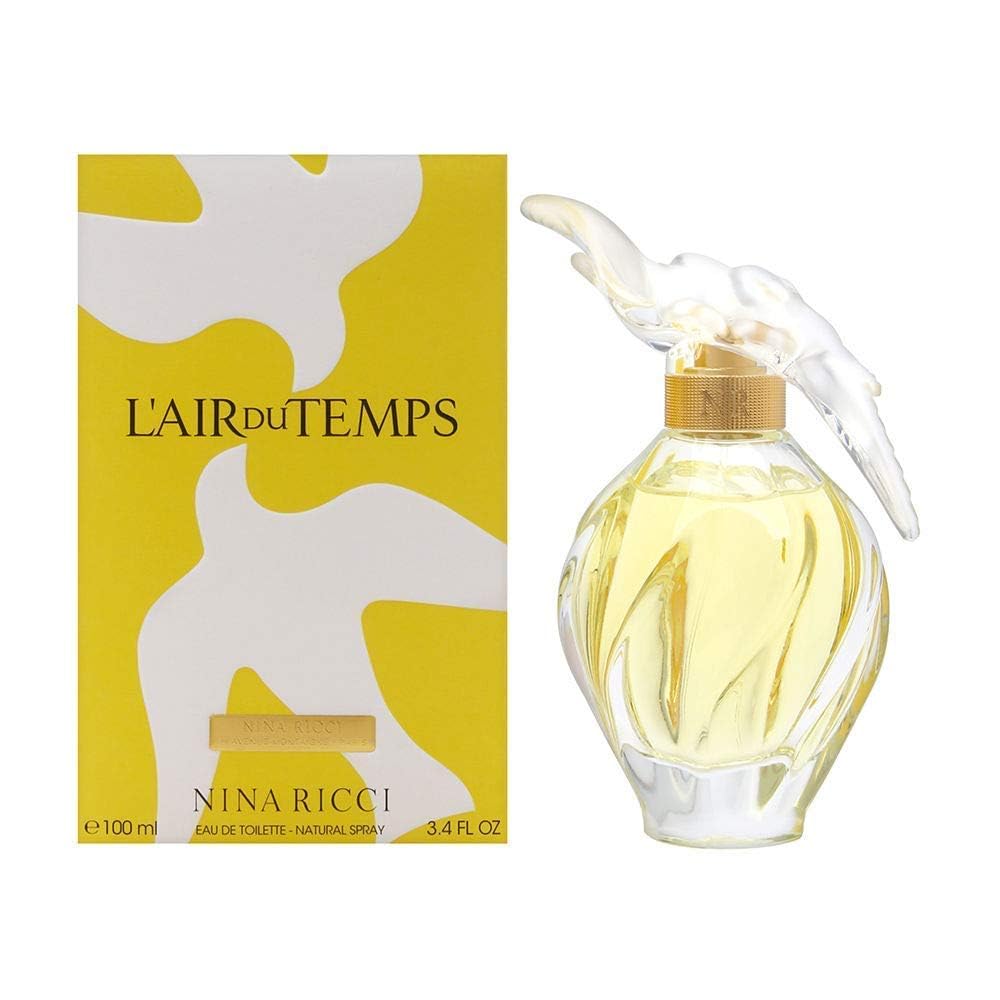 Nina Ricci L'Air Du Temps Perfume For Women - Floral Fragrance Mist - Opens With Notes Of Carnation And Aldehydes - Blended With Rose And Neroli - Long Lasting Scent - Eau De Toilette Spray - 1.7 Oz