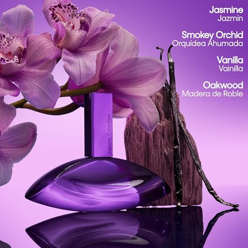 Calvin Klein Euphoria Bold Elixir Parfum Intense – Ambery Perfume for Women – With Jasmine, Smoky Orchid, Vanilla & Oakwood – Long-Lasting Fragrance