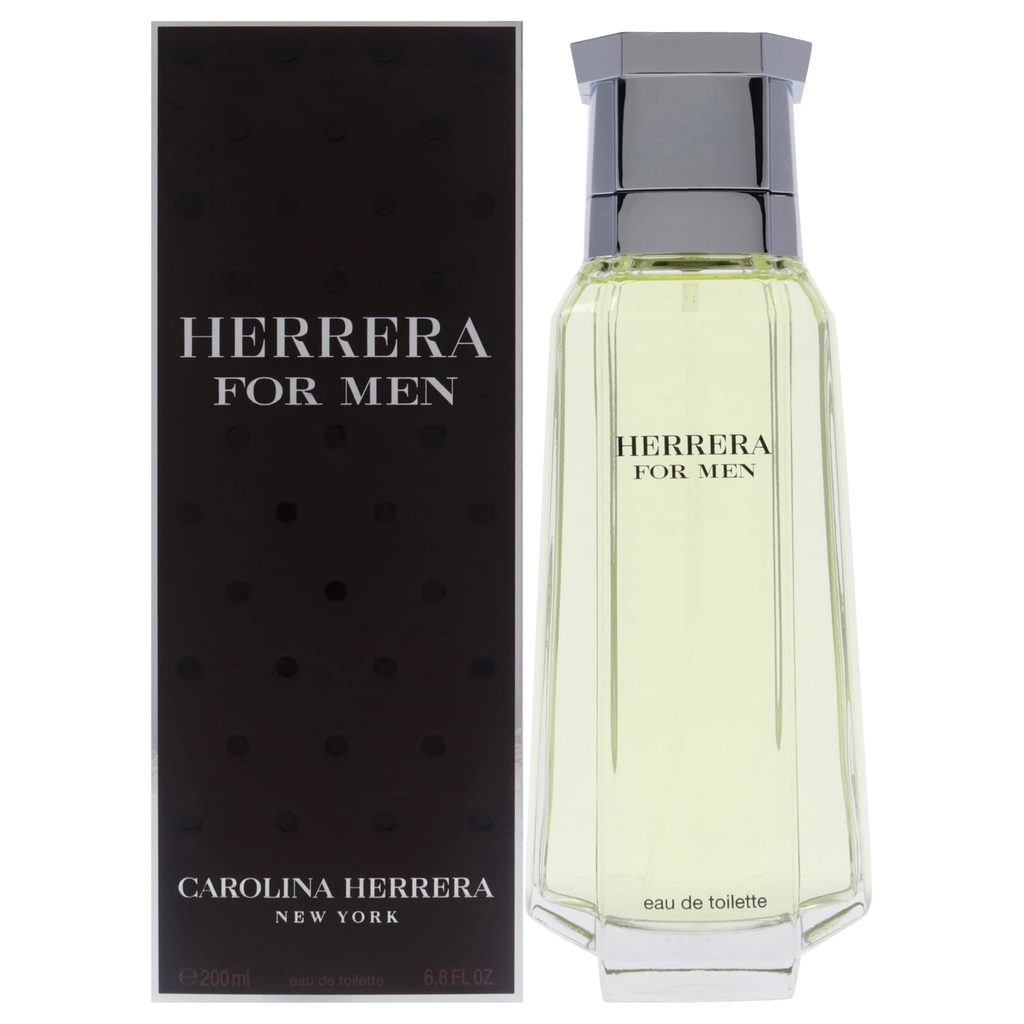Carolina Herrera Herrera For Men - Sophisticated Fragrance - Sensual And Elegant For The Adventurous Spirit - Woody Floral Musk Scent - Opens With Top Notes Of Neroli And Citrus - Edt Spray - 3.4 Oz