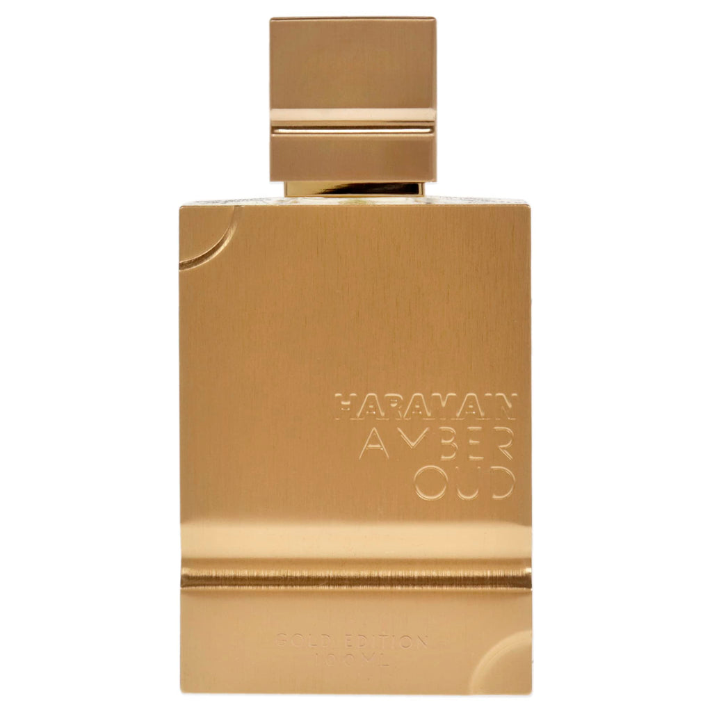 Haramain Al Amber Oud Gold Edition for Unisex - Arabian Perfume for Women & Men - Long Lasting Fragrance with Bergamot, Jasmine, Patchouli, Musk, Vanilla Notes - Arabic Eau de Parfum Spray - 3.33 oz