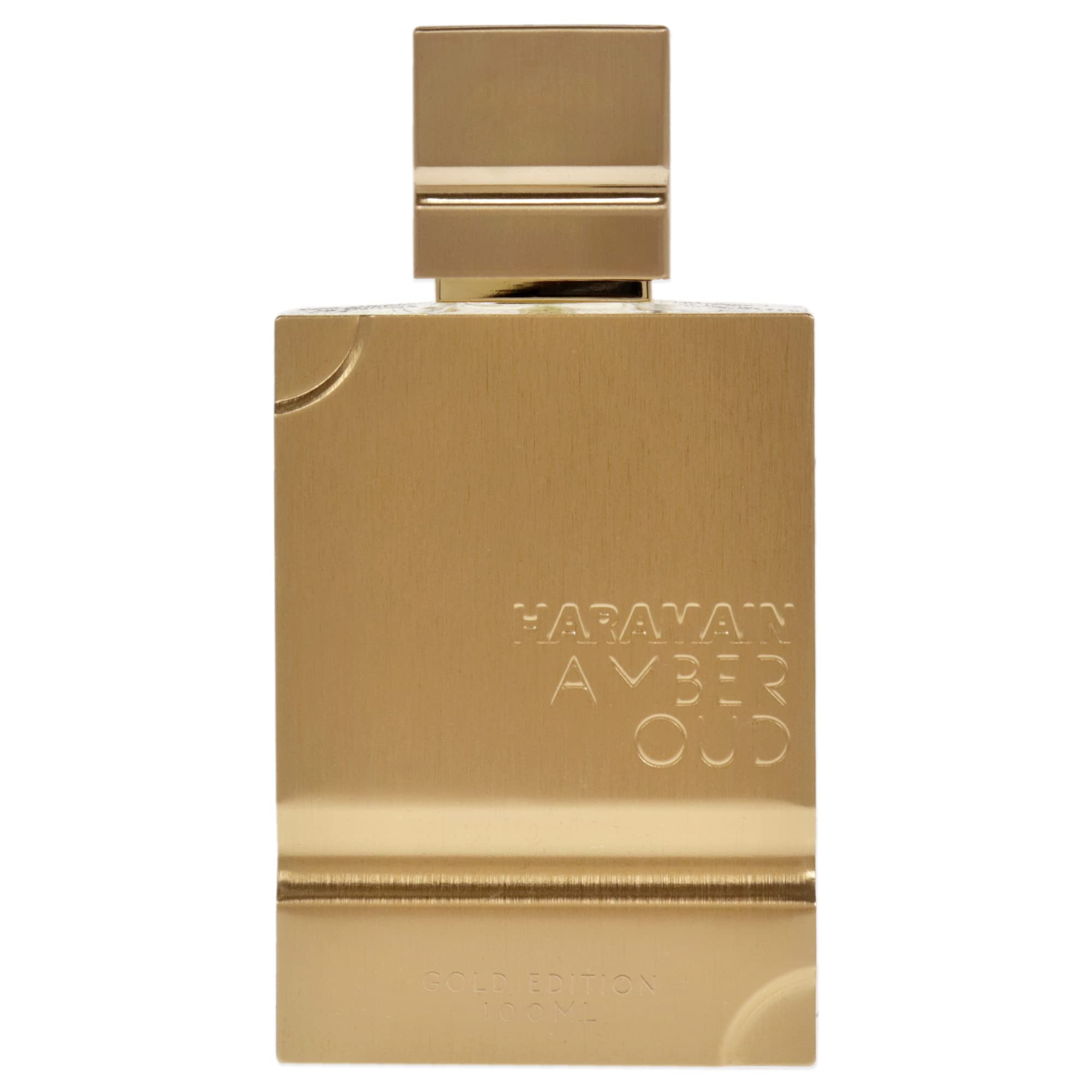 Haramain Al Amber Oud Gold Edition for Unisex - Arabian Perfume for Women & Men - Long Lasting Fragrance with Bergamot, Jasmine, Patchouli, Musk, Vanilla Notes - Arabic Eau de Parfum Spray - 3.33 oz