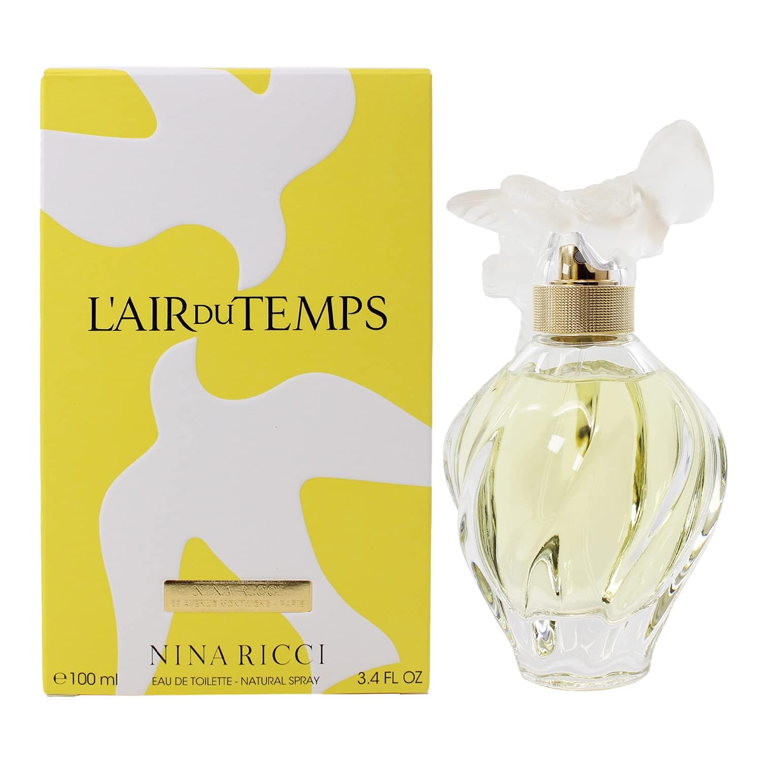 Nina Ricci L'Air Du Temps Perfume For Women - Floral Fragrance Mist - Opens With Notes Of Carnation And Aldehydes - Blended With Rose And Neroli - Long Lasting Scent - Eau De Toilette Spray - 1.7 Oz