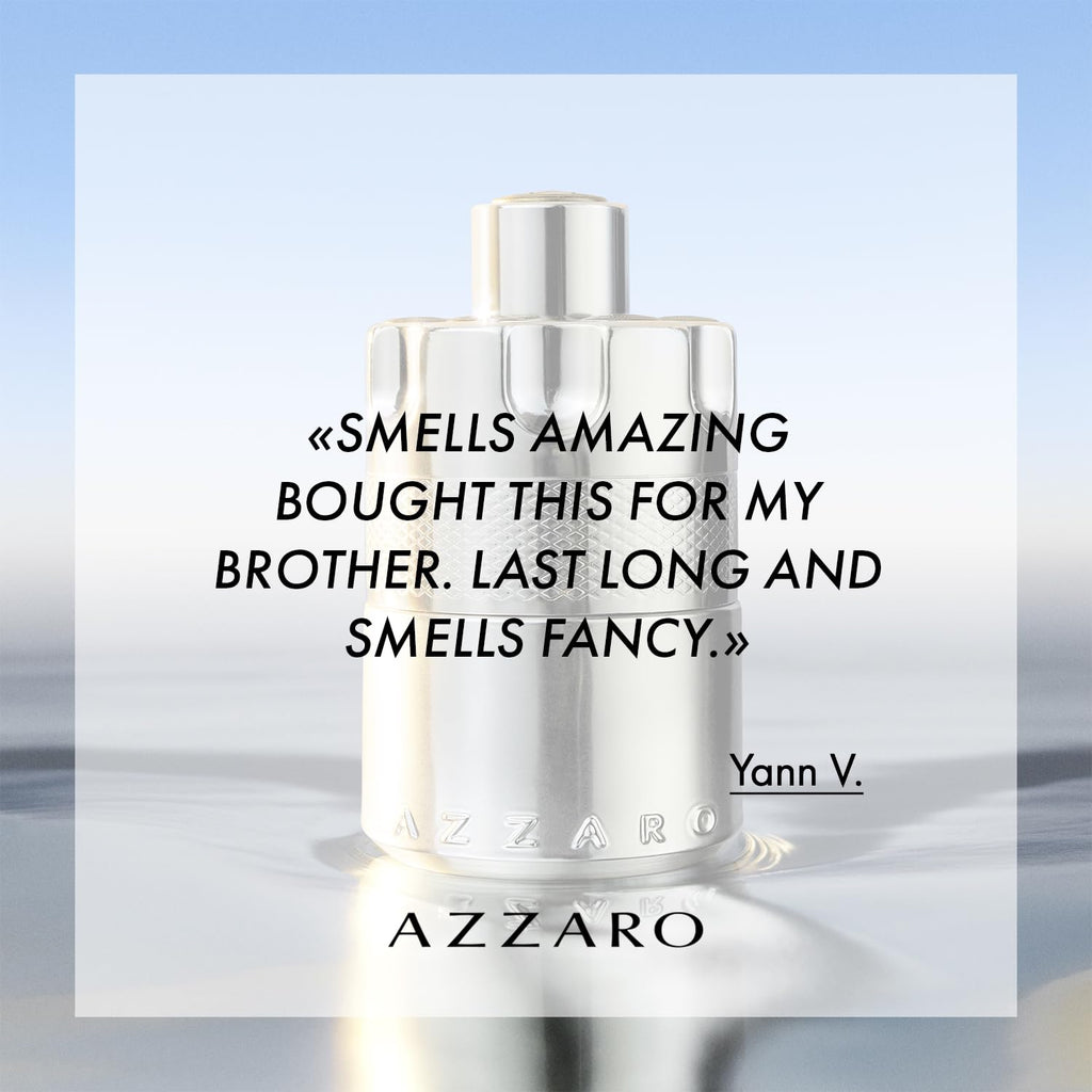 Azzaro Wanted Eau de Parfum - Energizing & Intense Mens Cologne - Woody, Aromatic & Spicy Fragrance - Fresh Notes of Juniper Berries, Sage, Vetiver - Lasting Wear - Luxury Perfumes for Men