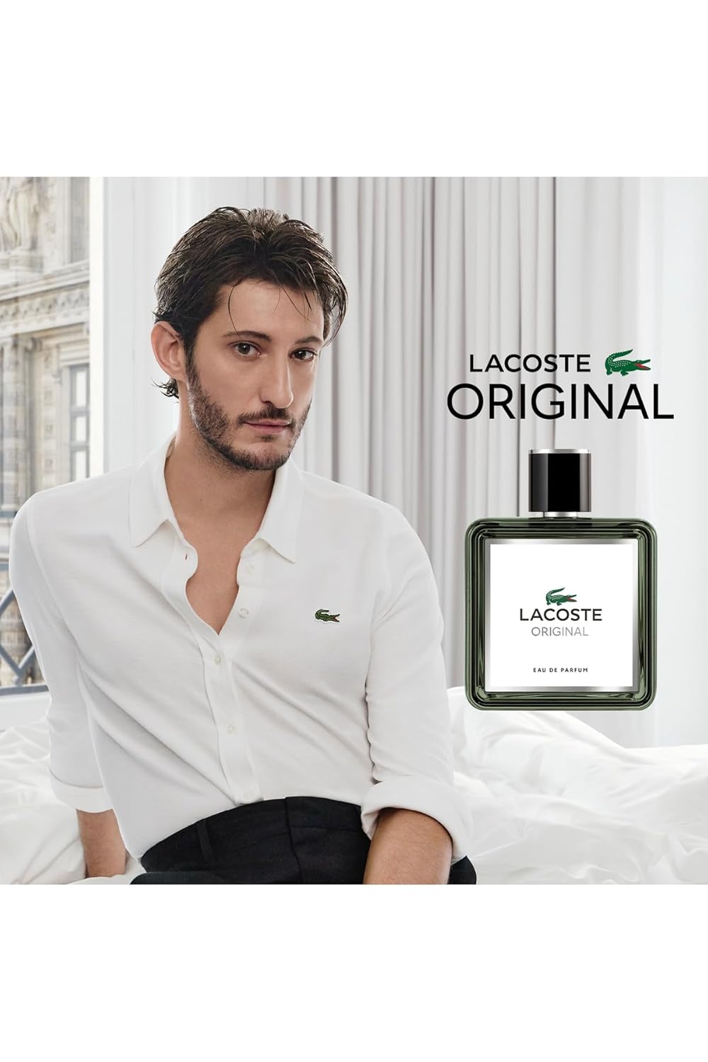 Lacoste - Original Eau de Parfum - Men's Fragrance - Fougere Woody Ambery - With notes of Pink Pepper, Lavender, and Sandalwood - 3.3 Fl Oz