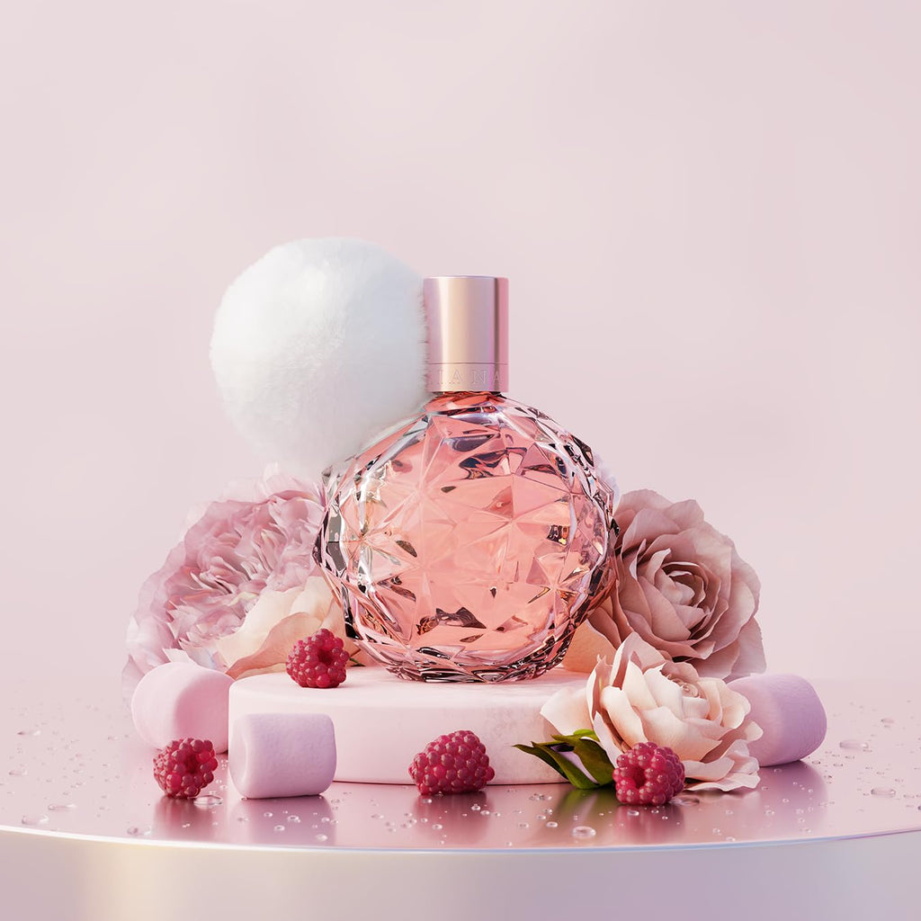 Ariana Grande Ari Eau de Parfum – Long Lasting Fragrance with Pear, Raspberry, and Vanilla Orchid – Floral Gourmand Women’s Perfume