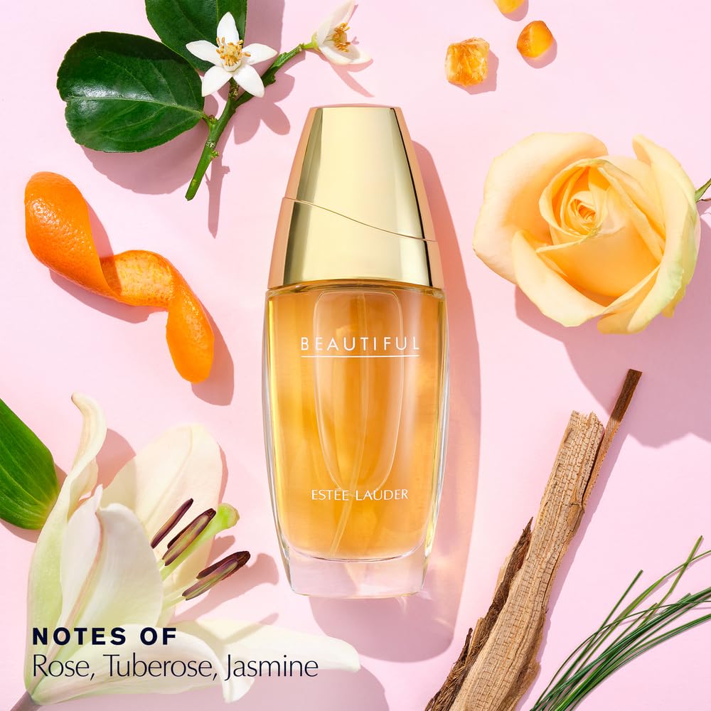 Estée Lauder Beautiful Eau de Parfum Spray with Notes of Rose, Lily, Tuberose & Orange Flower | Perfumes for Women