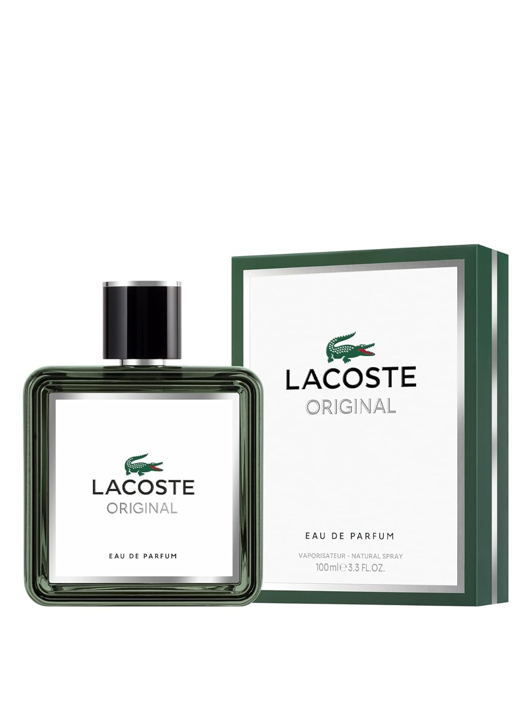 Lacoste - Original Eau de Parfum - Men's Fragrance - Fougere Woody Ambery - With notes of Pink Pepper, Lavender, and Sandalwood - 3.3 Fl Oz