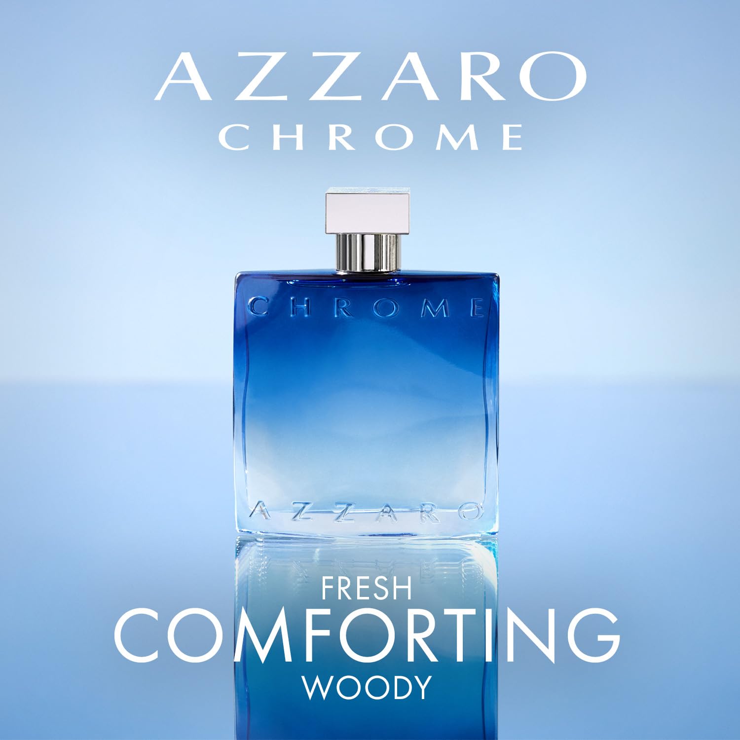 Azzaro Chrome Eau de Parfum - Fresh Aquatic Mens Cologne - Fougère, Aromatic & Woody Fragrance - Citrus Notes of Green Mandarin - Lasting Wear - Classic Clean Scent - Luxury Perfumes for Men