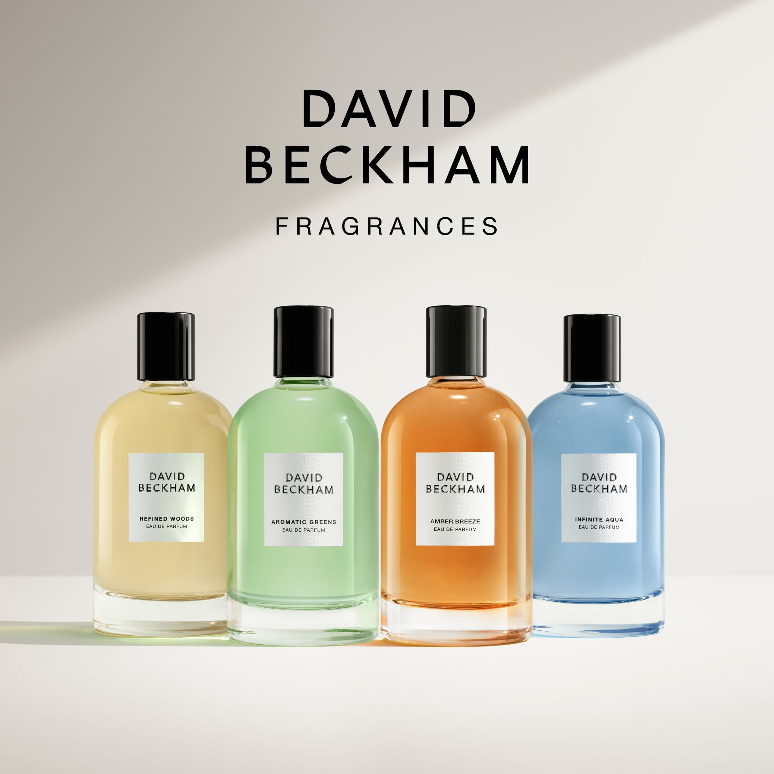 David Beckham Amber Breeze Eau de Parfum 3.3 fl oz (Pack of 1), Notes of Bergamot, Lavender, and Wood, Men's Fragrance, Long Lasting, Everyday Fragrance, Travel Size