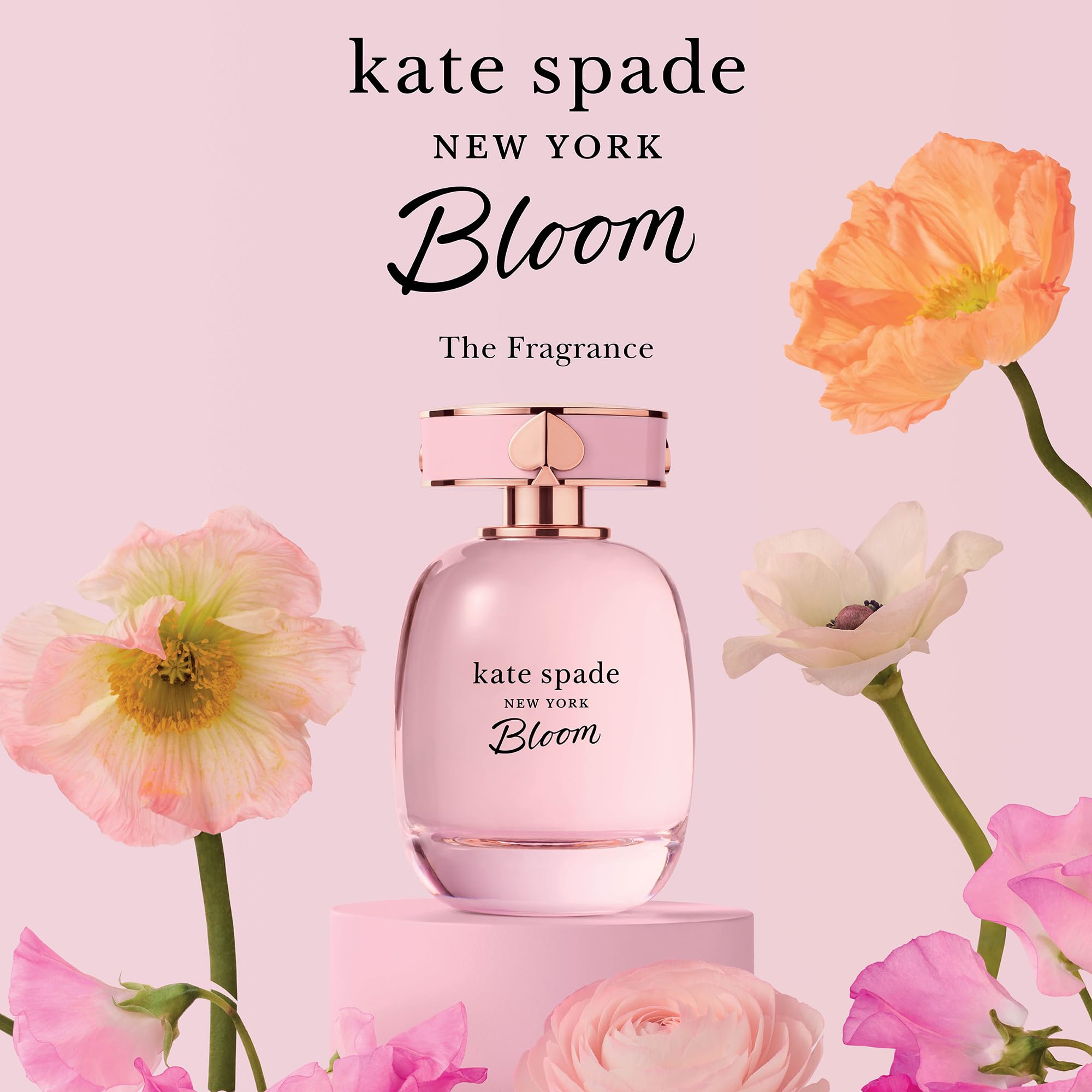 kate spade new york - Bloom Eau de Toilette - Women's Fragrance - Floral & Musky - With notes of Granny Smith Apple, Orange Flower & Cashmeran