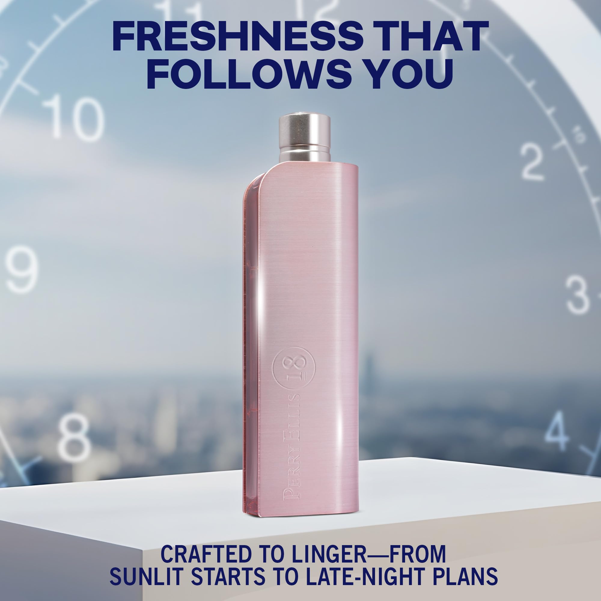 Perry Ellis 18 Eau De Parfum Spray for Women - Perfume for Women, Fruity Floral Fragrance, EDT, Sweet & Fresh Designer Scent for Her, Long Lasting - 3.4 fl oz (100 mL)