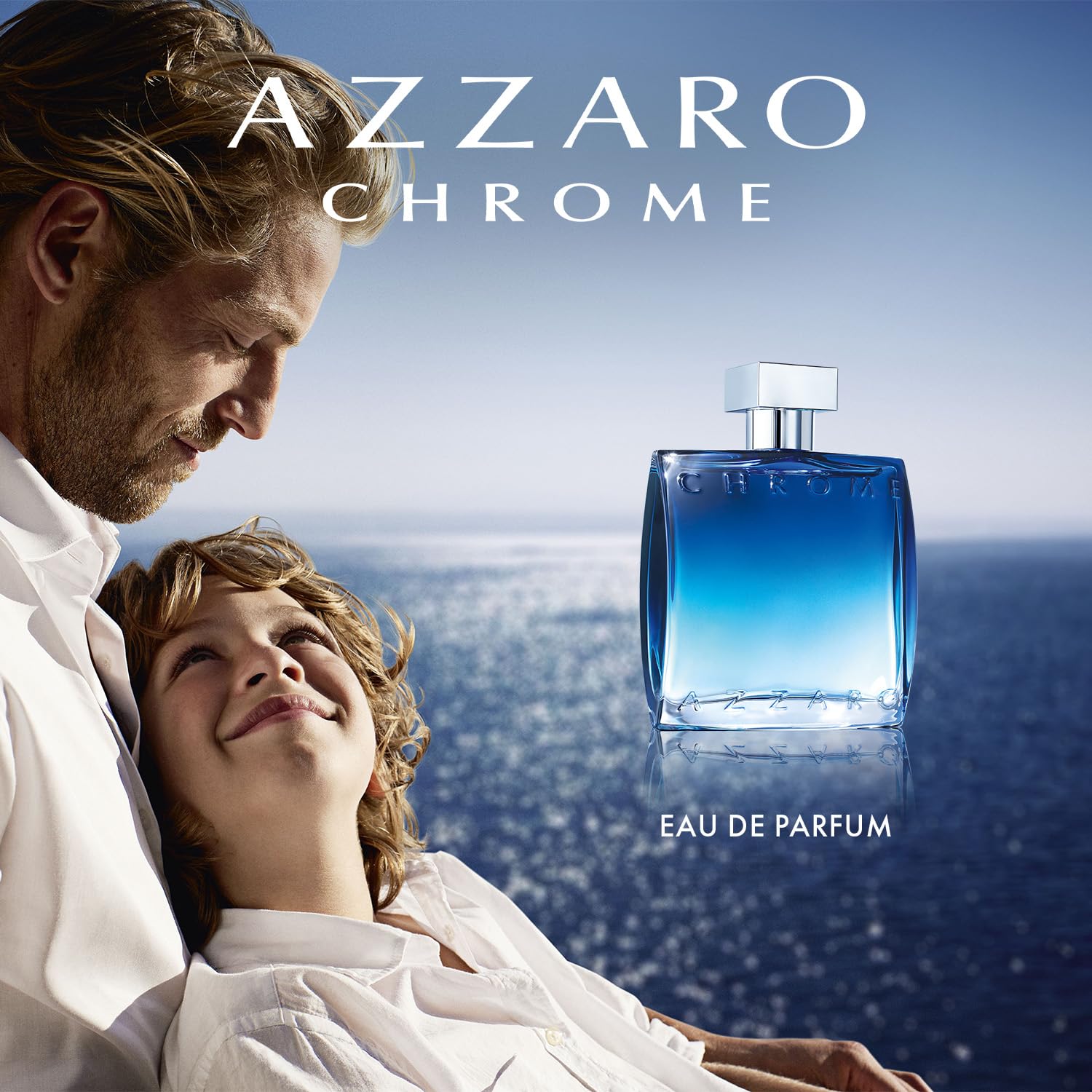 Azzaro Chrome Eau de Parfum - Fresh Aquatic Mens Cologne - Fougère, Aromatic & Woody Fragrance - Citrus Notes of Green Mandarin - Lasting Wear - Classic Clean Scent - Luxury Perfumes for Men