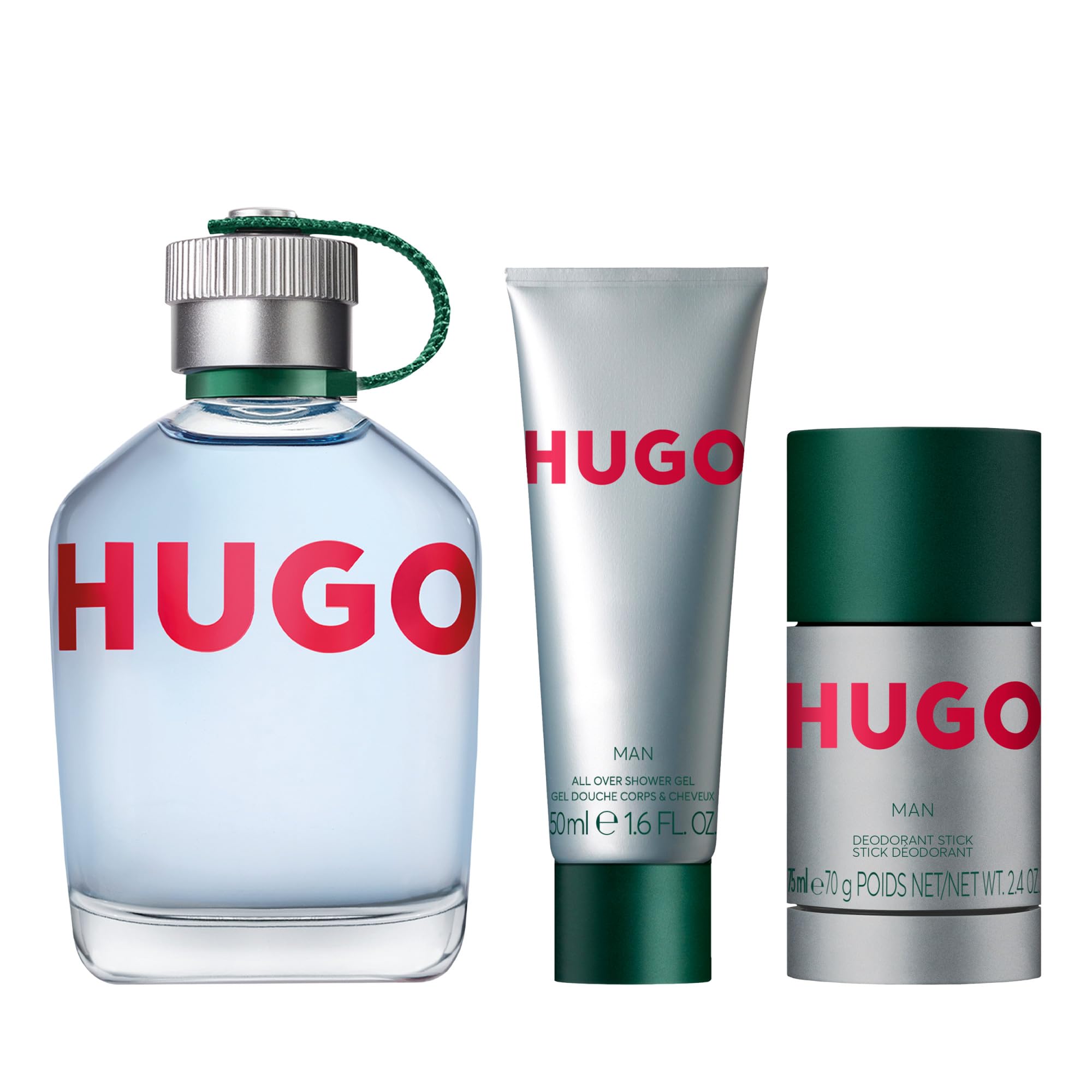 Hugo Boss Hugo Man Eau de Toilette – Fresh Aromatic Cologne – With Notes of Green Apple & Fir Balsam – Long Lasting Fragrance for Everyday Wear – Luxury Perfume for Men