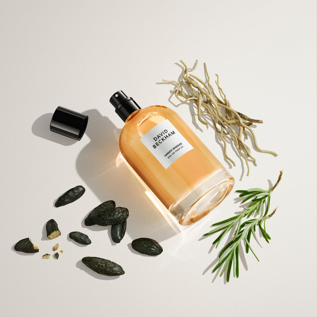 David Beckham Amber Breeze Eau de Parfum 3.3 fl oz (Pack of 1), Notes of Bergamot, Lavender, and Wood, Men's Fragrance, Long Lasting, Everyday Fragrance, Travel Size