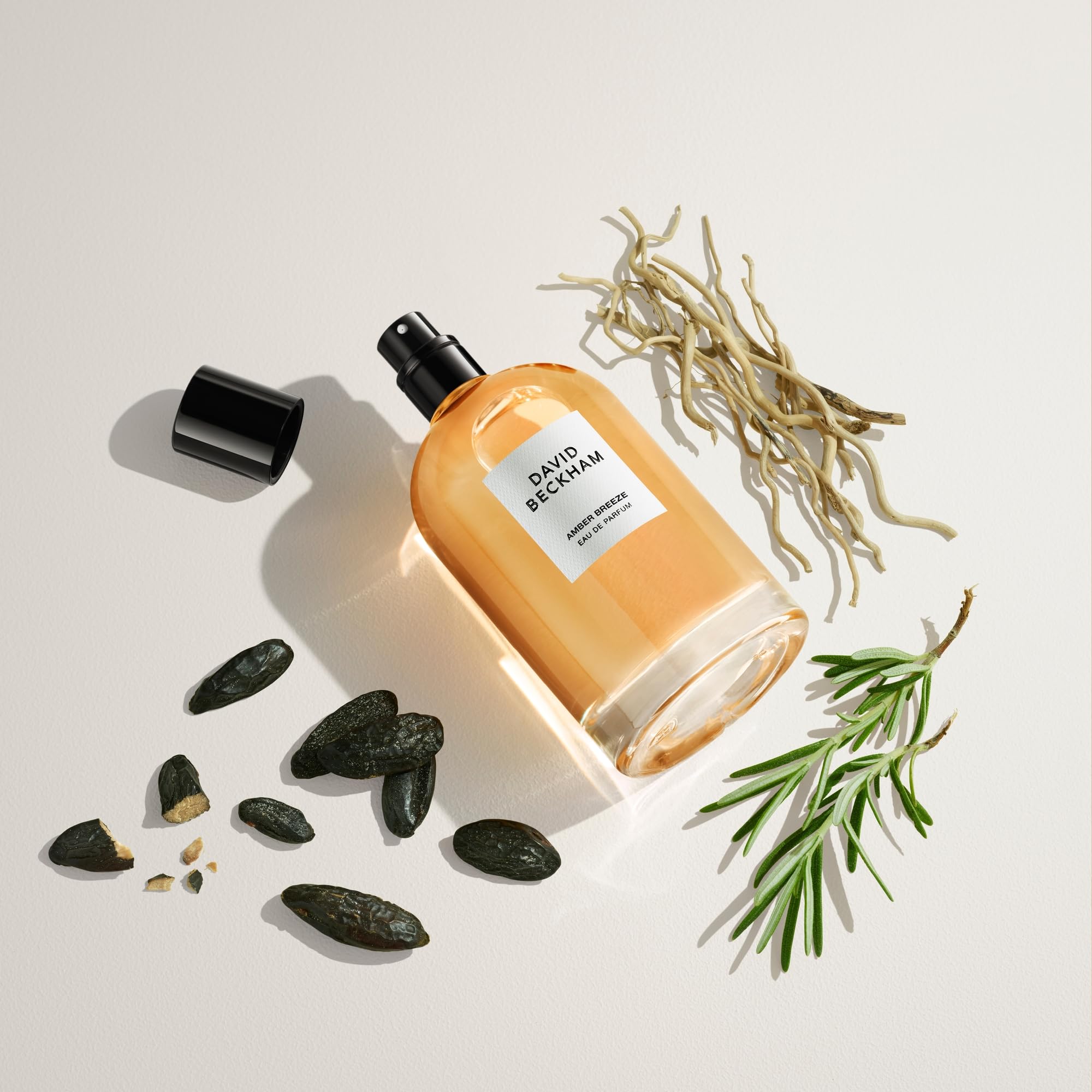 David Beckham Amber Breeze Eau de Parfum 3.3 fl oz (Pack of 1), Notes of Bergamot, Lavender, and Wood, Men's Fragrance, Long Lasting, Everyday Fragrance, Travel Size