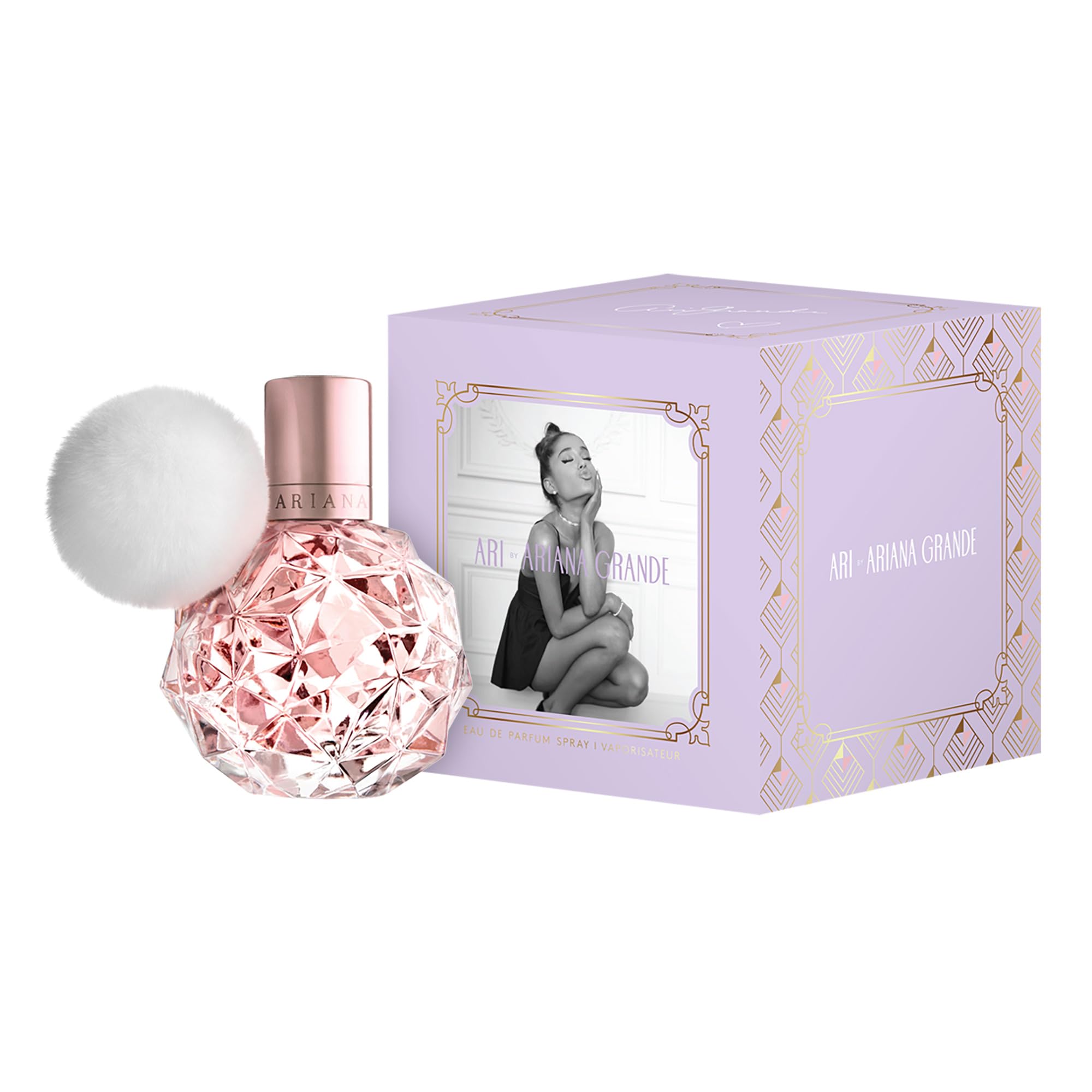 Ariana Grande Ari Eau de Parfum – Long Lasting Fragrance with Pear, Raspberry, and Vanilla Orchid – Floral Gourmand Women’s Perfume