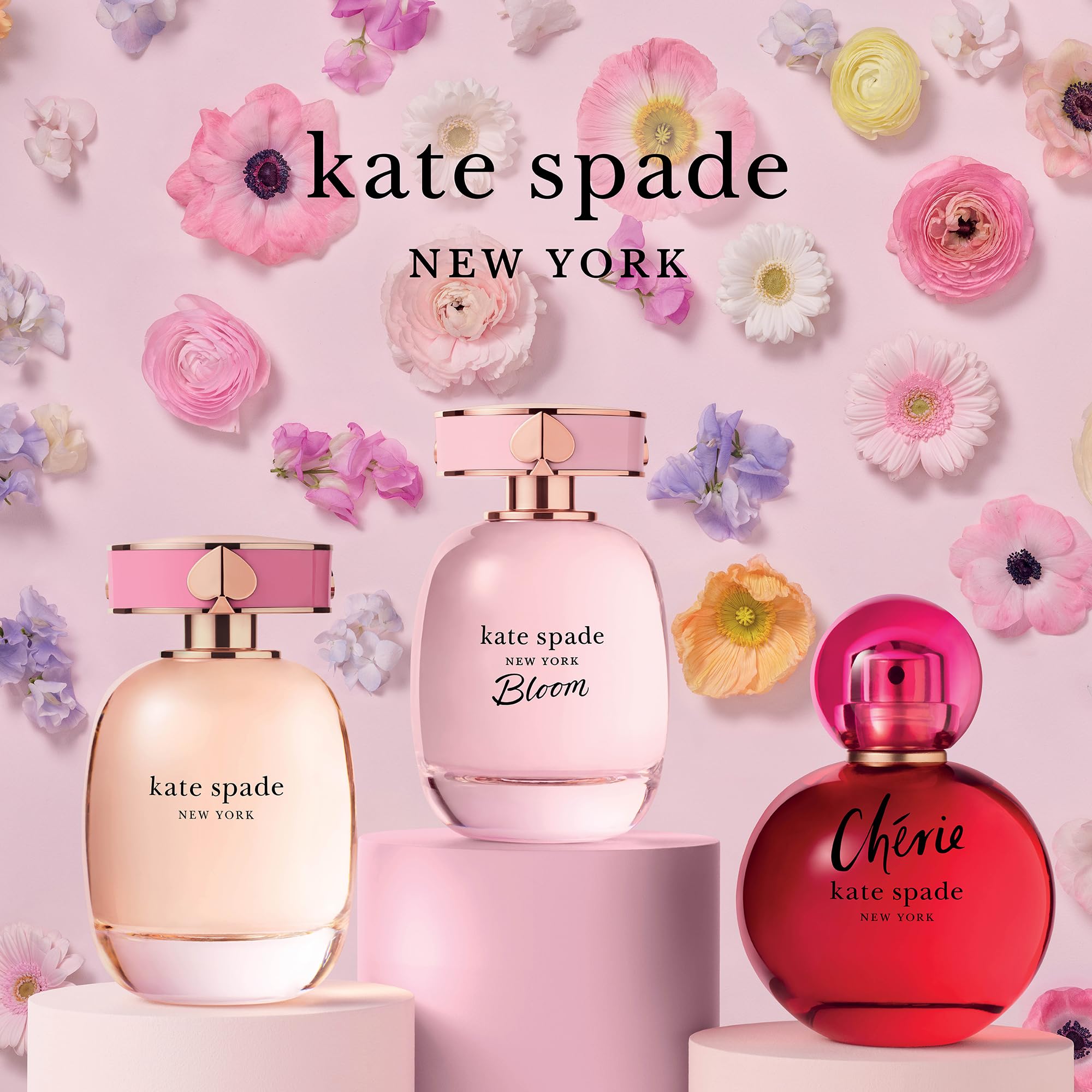 kate spade new york - Bloom Eau de Toilette - Women's Fragrance - Floral & Musky - With notes of Granny Smith Apple, Orange Flower & Cashmeran