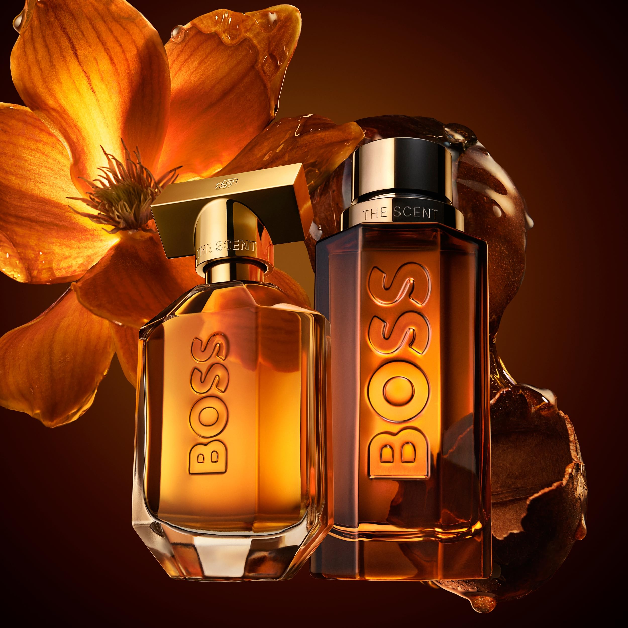 BOSS The Scent Eau de Parfum Intense – Ambery Cologne for Men – With an Amber Accord & Maninka Fruit – Long-Lasting Fragrance