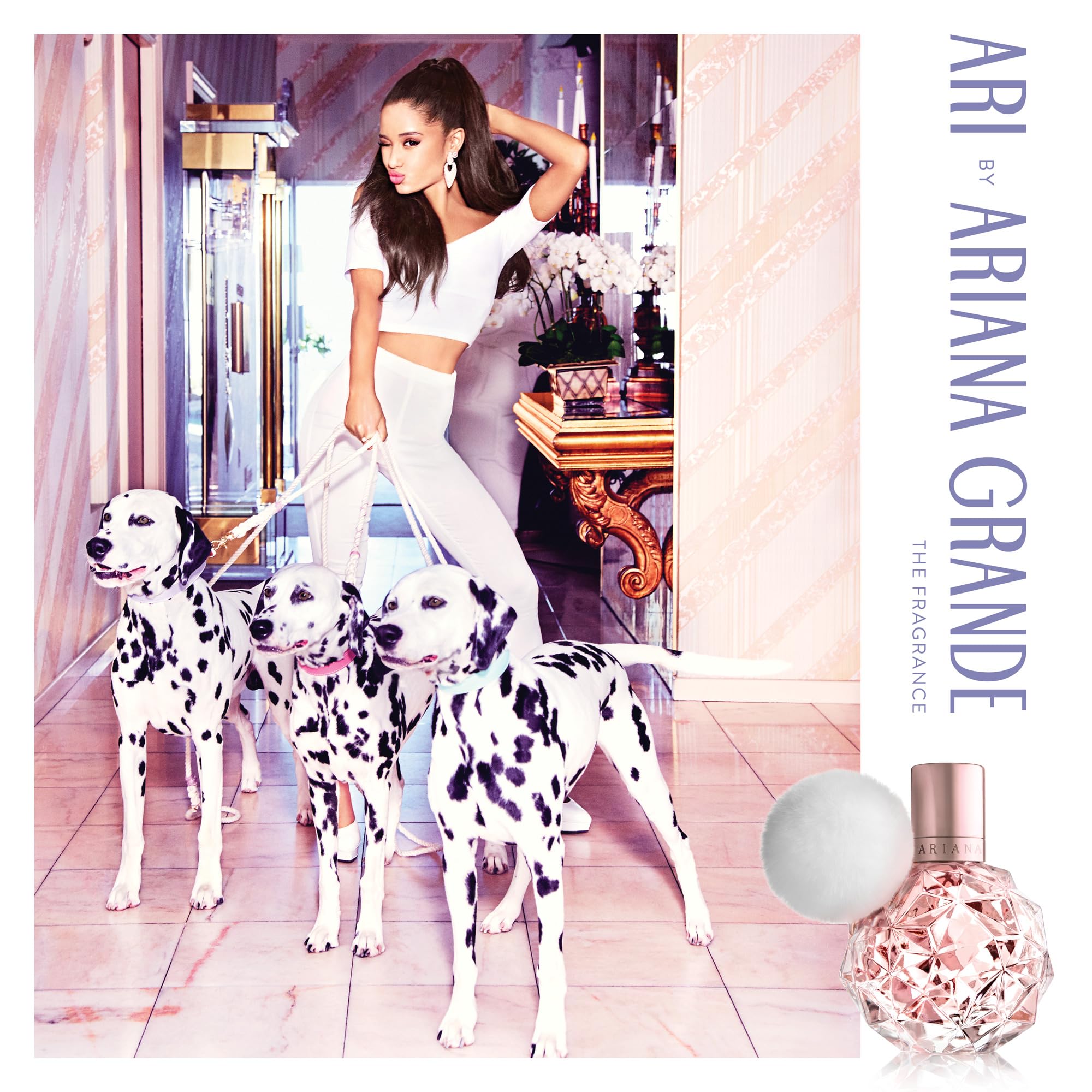 Ariana Grande Ari Eau de Parfum – Long Lasting Fragrance with Pear, Raspberry, and Vanilla Orchid – Floral Gourmand Women’s Perfume