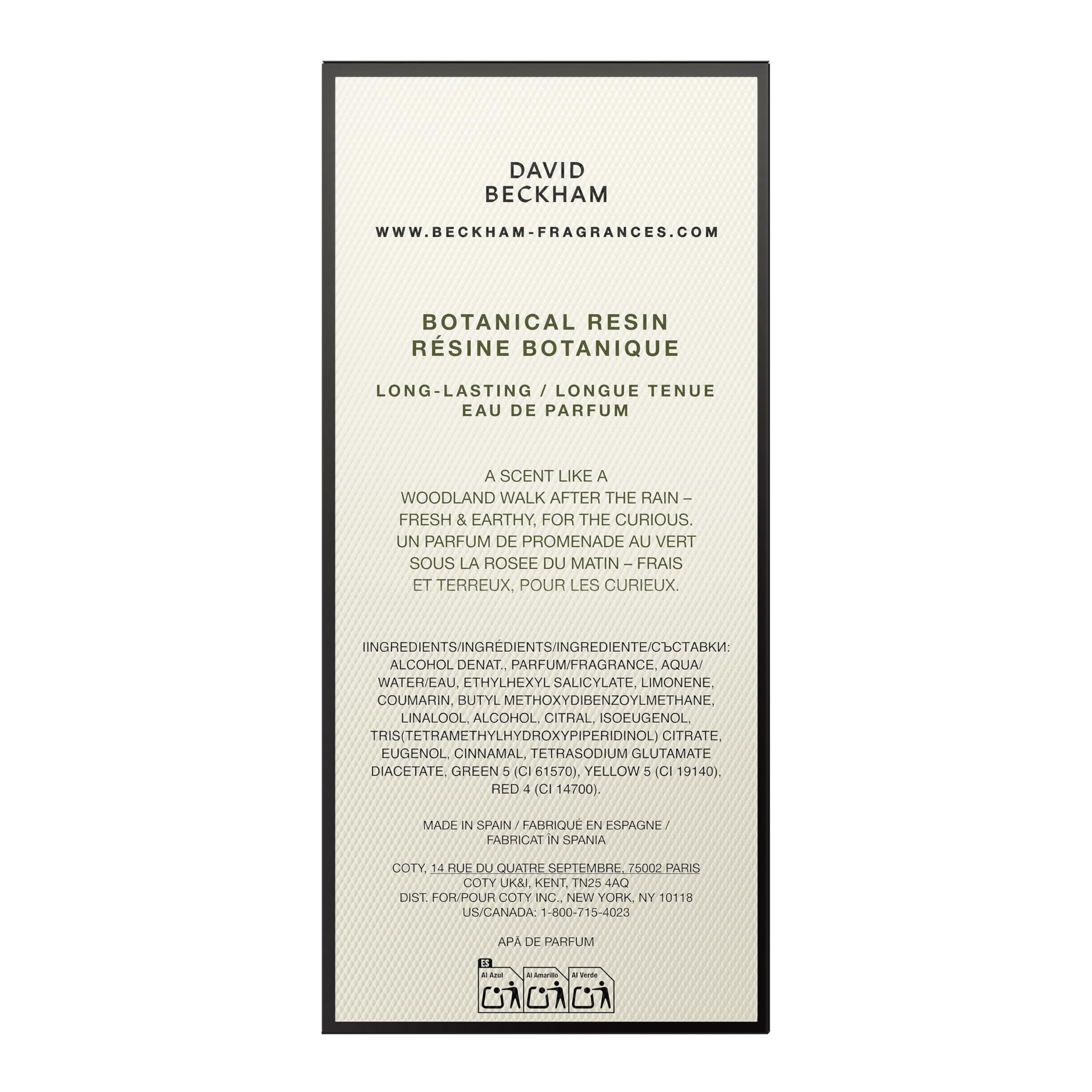 David Beckham Amber Breeze Eau de Parfum 3.3 fl oz (Pack of 1), Notes of Bergamot, Lavender, and Wood, Men's Fragrance, Long Lasting, Everyday Fragrance, Travel Size