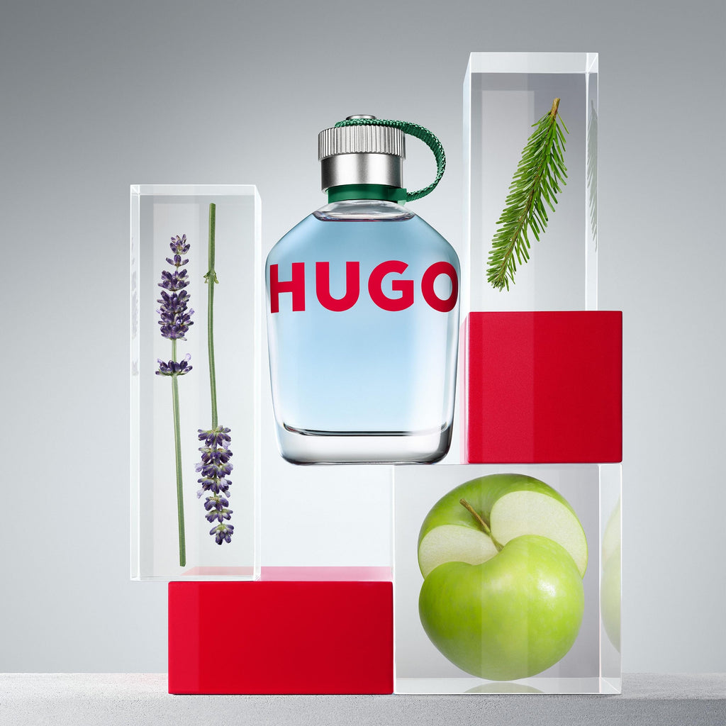 Hugo Boss Hugo Man Eau de Toilette – Fresh Aromatic Cologne – With Notes of Green Apple & Fir Balsam – Long Lasting Fragrance for Everyday Wear – Luxury Perfume for Men
