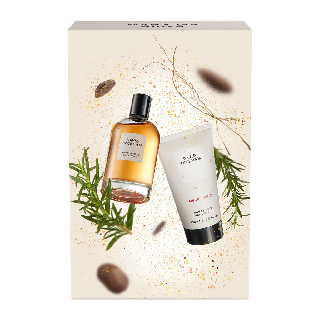 David Beckham Amber Breeze Eau de Parfum 3.3 fl oz (Pack of 1), Notes of Bergamot, Lavender, and Wood, Men's Fragrance, Long Lasting, Everyday Fragrance, Travel Size
