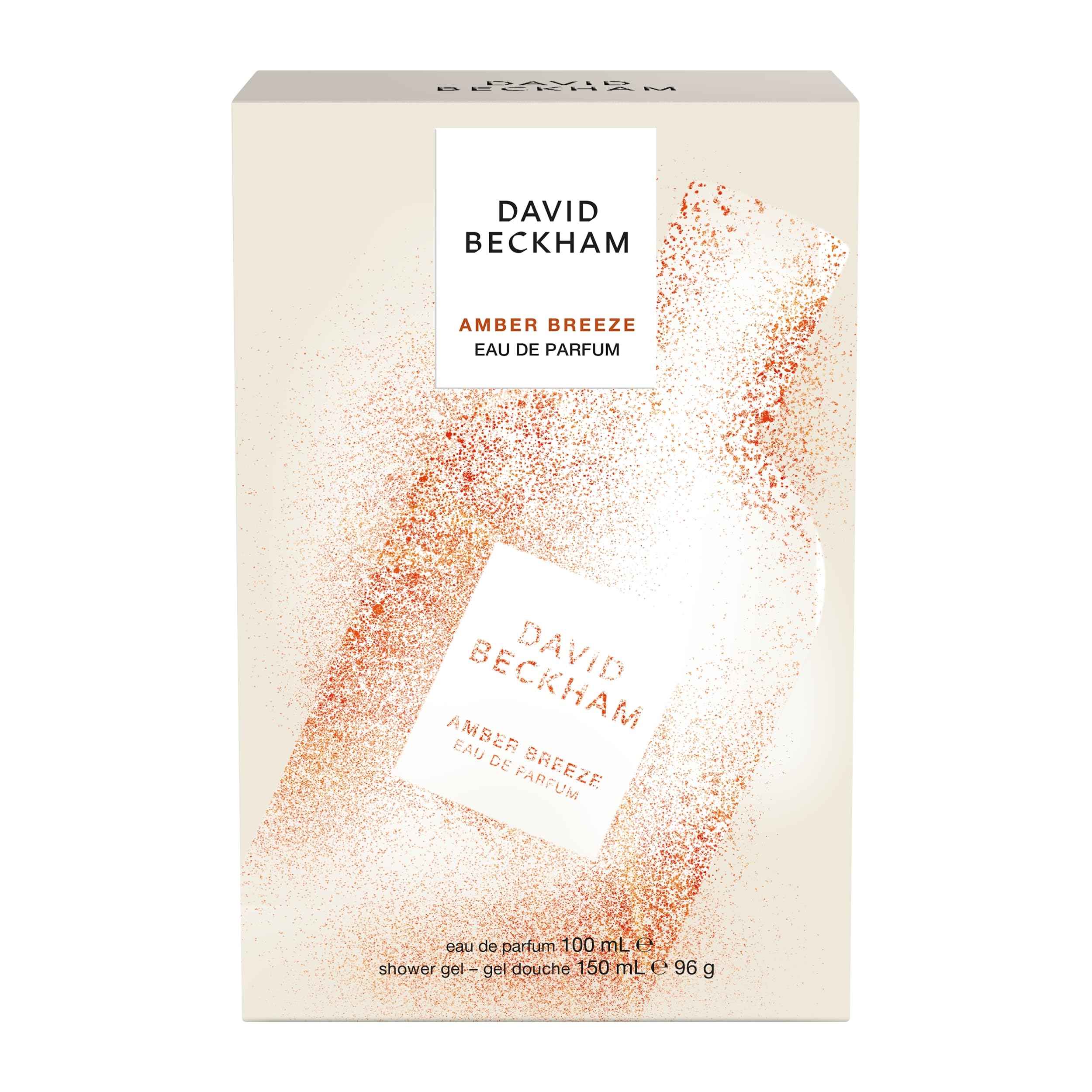 David Beckham Amber Breeze Eau de Parfum 3.3 fl oz (Pack of 1), Notes of Bergamot, Lavender, and Wood, Men's Fragrance, Long Lasting, Everyday Fragrance, Travel Size
