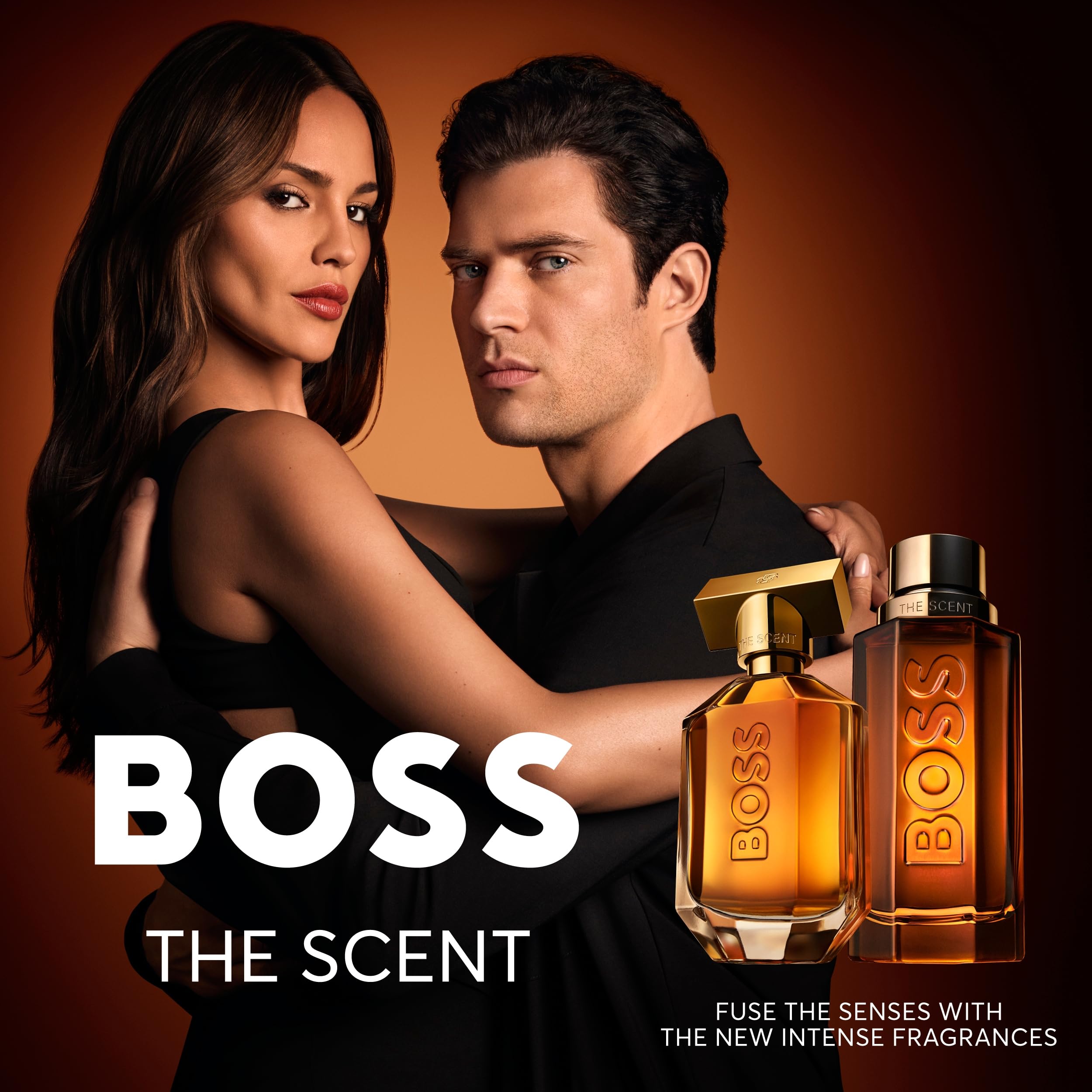 BOSS The Scent Eau de Parfum Intense – Ambery Cologne for Men – With an Amber Accord & Maninka Fruit – Long-Lasting Fragrance