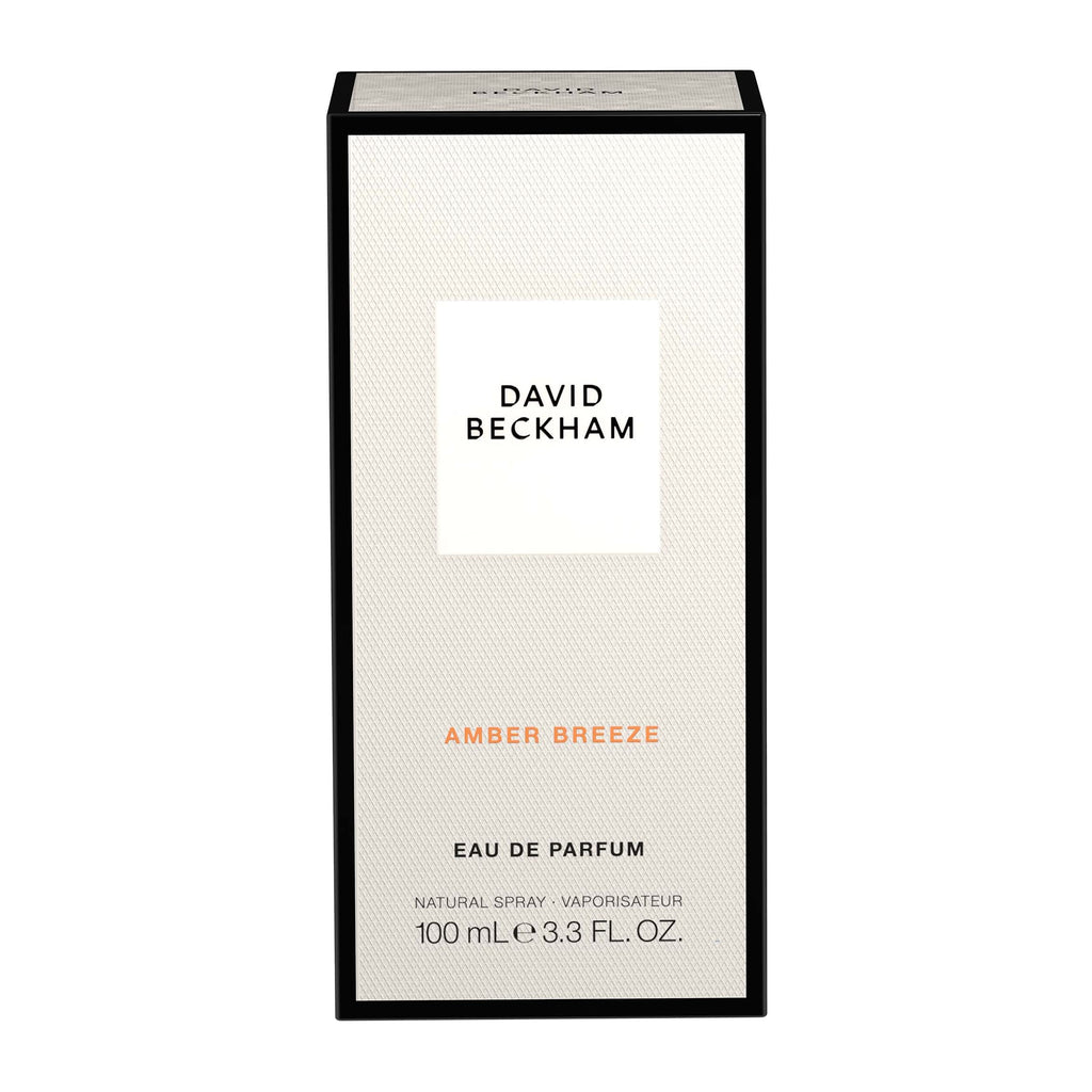 David Beckham Amber Breeze Eau de Parfum 3.3 fl oz (Pack of 1), Notes of Bergamot, Lavender, and Wood, Men's Fragrance, Long Lasting, Everyday Fragrance, Travel Size