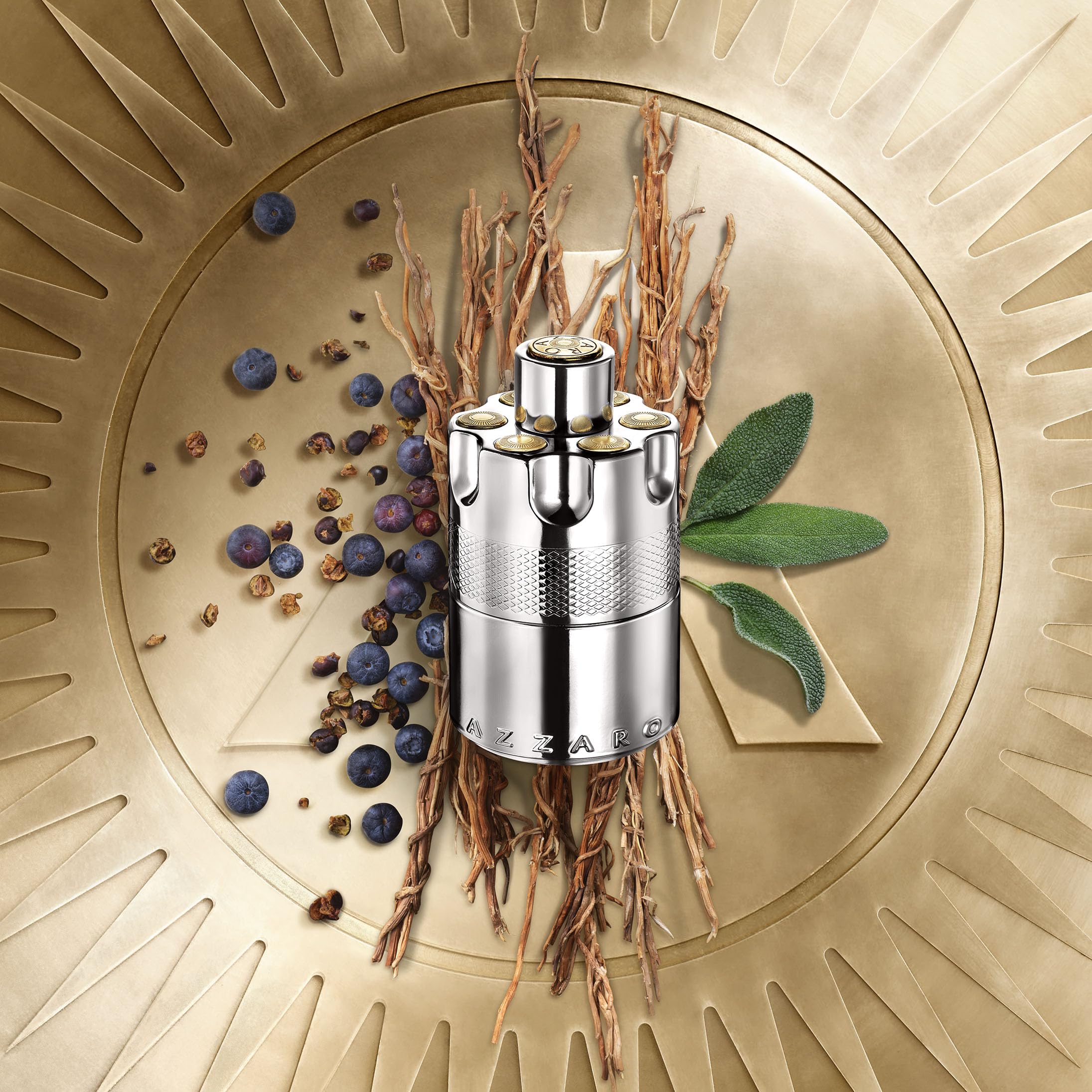 Azzaro Wanted Eau de Parfum - Energizing & Intense Mens Cologne - Woody, Aromatic & Spicy Fragrance - Fresh Notes of Juniper Berries, Sage, Vetiver - Lasting Wear - Luxury Perfumes for Men