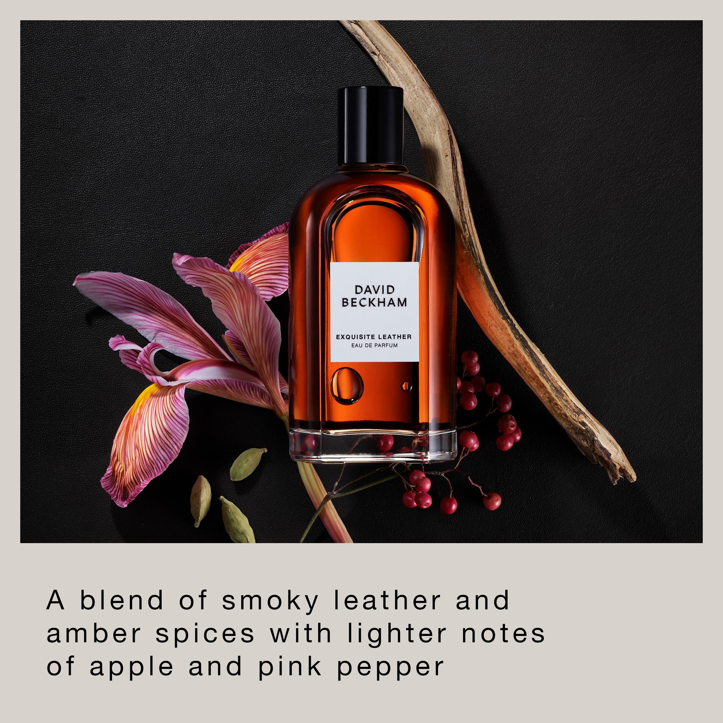 David Beckham Amber Breeze Eau de Parfum 3.3 fl oz (Pack of 1), Notes of Bergamot, Lavender, and Wood, Men's Fragrance, Long Lasting, Everyday Fragrance, Travel Size